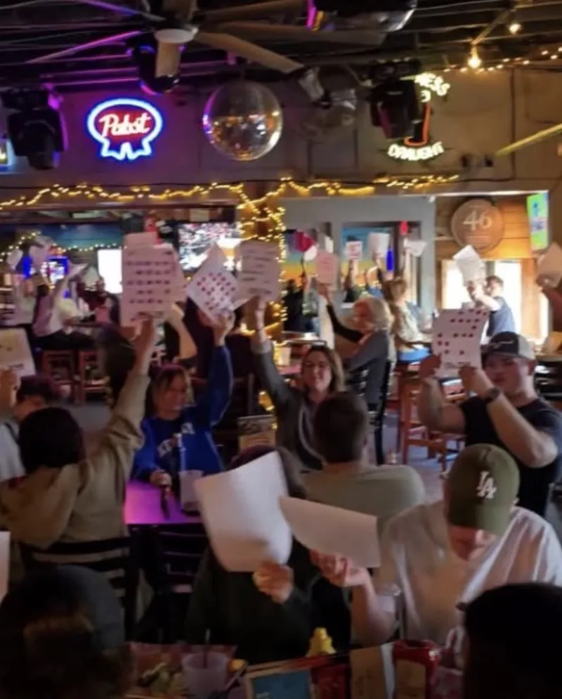 Teams competing at trivia