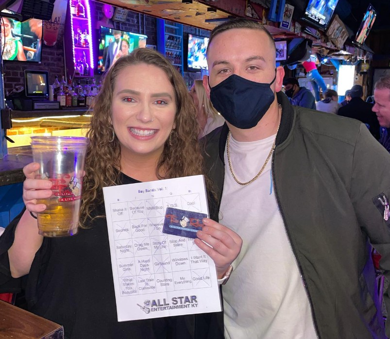 Music bingo night hosted by All Star Entertainment